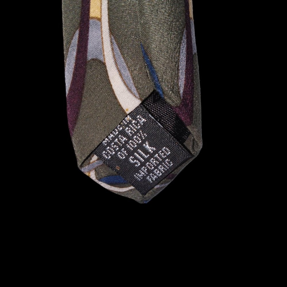 Bill Blass Black Label 100% Silk Tie.  Vintage retro! EUC - Picture 3 of 4